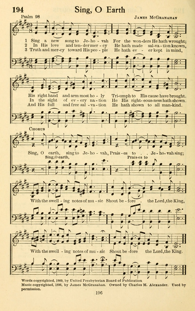 Bible Songs No. 4: a selection of psalms set to music, for use in sabbath schools, adult Bible classes, young people