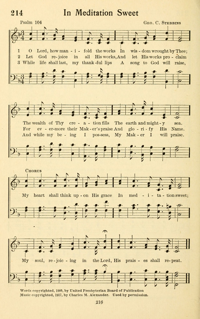 Bible Songs No. 4: a selection of psalms set to music, for use in sabbath schools, adult Bible classes, young people