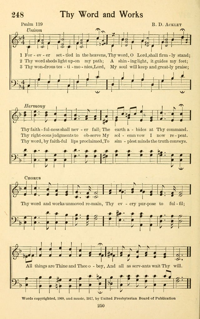 Bible Songs No. 4: a selection of psalms set to music, for use in sabbath schools, adult Bible classes, young people