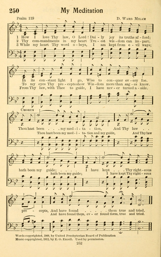 Bible Songs No. 4: a selection of psalms set to music, for use in sabbath schools, adult Bible classes, young people