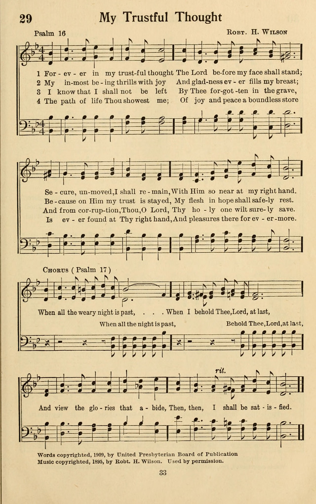 Bible Songs No. 4: a selection of psalms set to music, for use in sabbath schools, adult Bible classes, young people