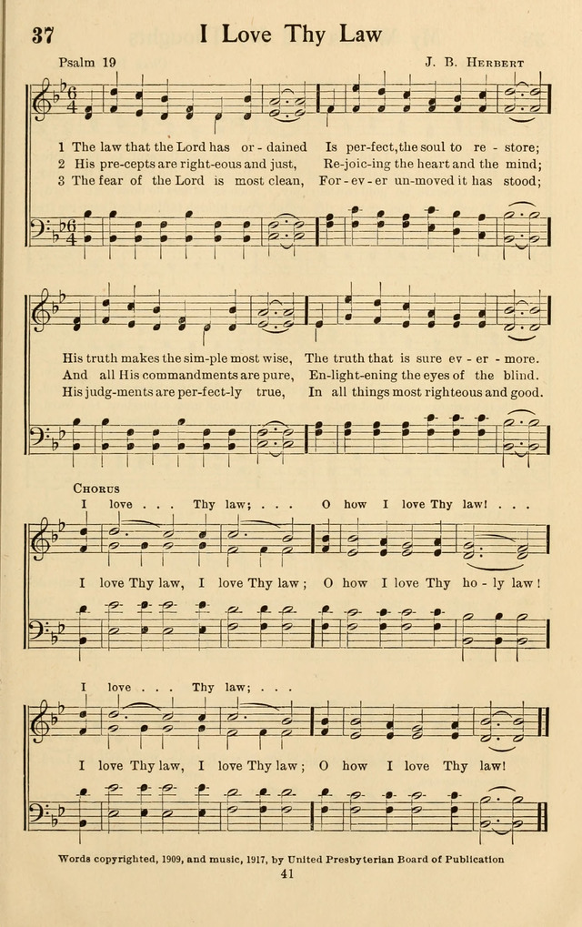 Bible Songs No. 4: a selection of psalms set to music, for use in sabbath schools, adult Bible classes, young people