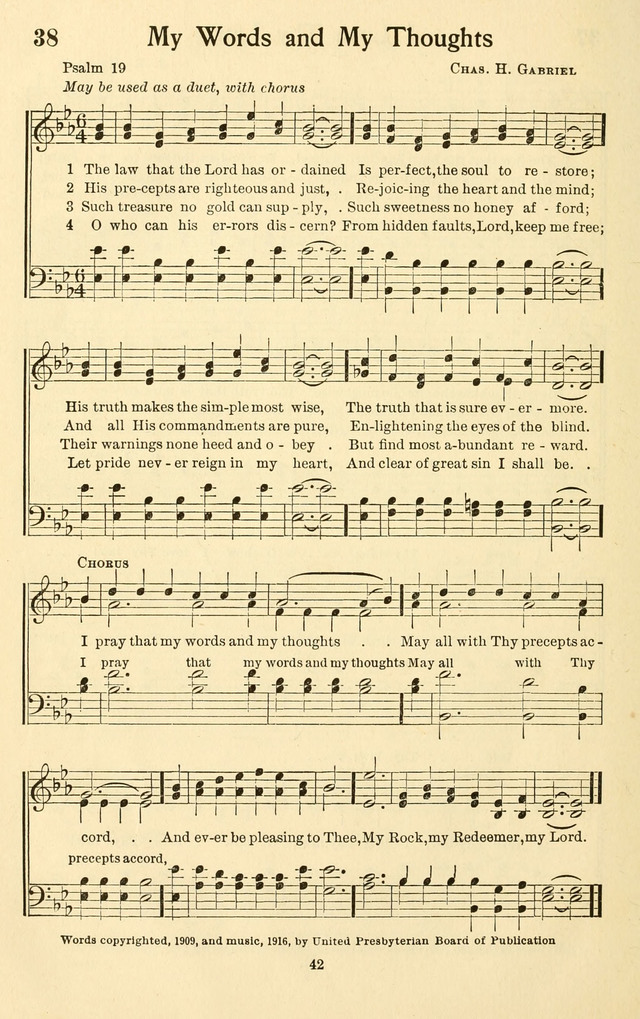 Bible Songs No. 4: a selection of psalms set to music, for use in sabbath schools, adult Bible classes, young people