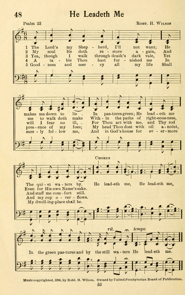 Bible Songs No. 4: a selection of psalms set to music, for use in sabbath schools, adult Bible classes, young people