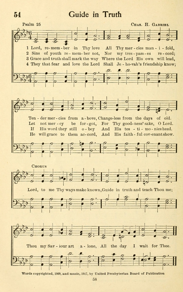 Bible Songs No. 4: a selection of psalms set to music, for use in sabbath schools, adult Bible classes, young people