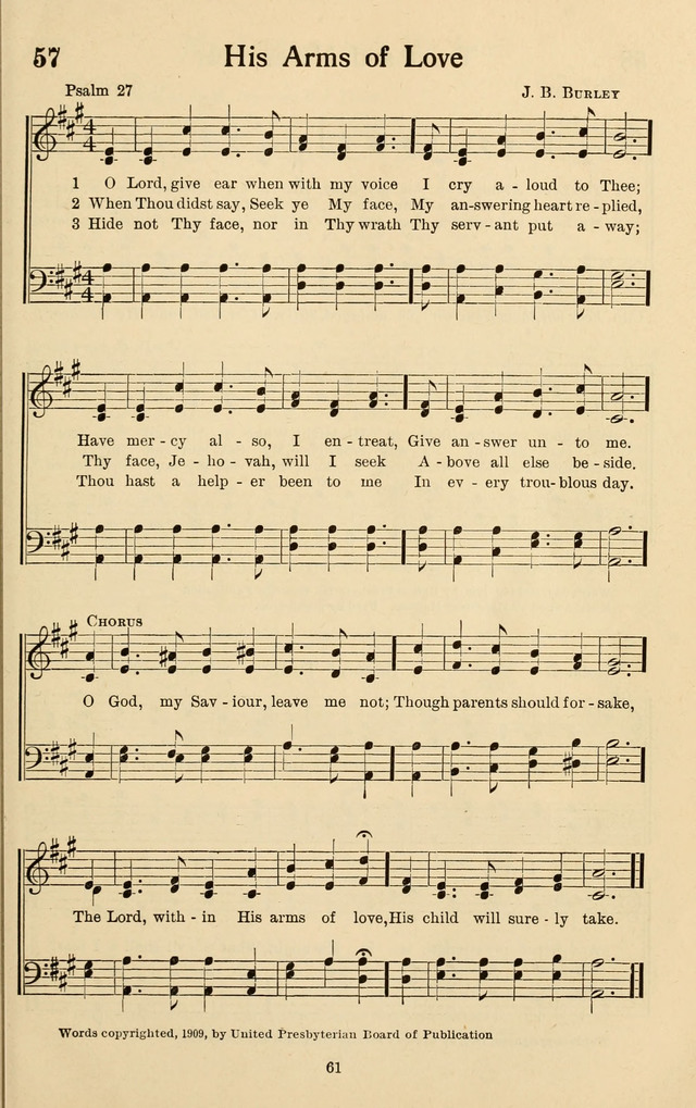 Bible Songs No. 4: a selection of psalms set to music, for use in sabbath schools, adult Bible classes, young people