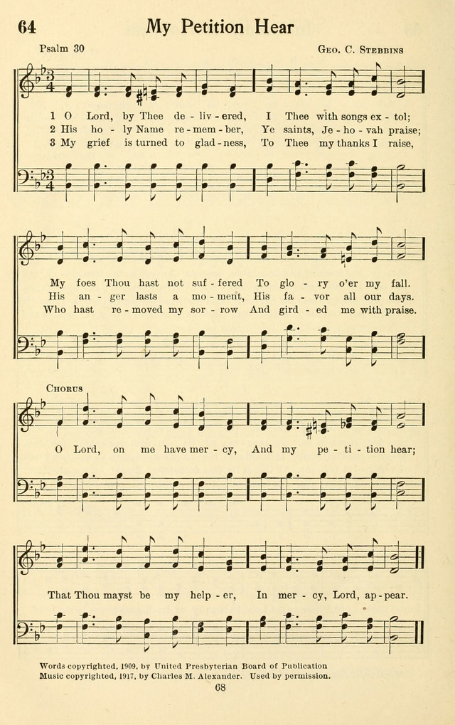 Bible Songs No. 4: a selection of psalms set to music, for use in sabbath schools, adult Bible classes, young people