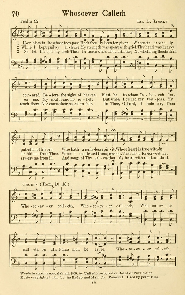 Bible Songs No. 4: a selection of psalms set to music, for use in sabbath schools, adult Bible classes, young people