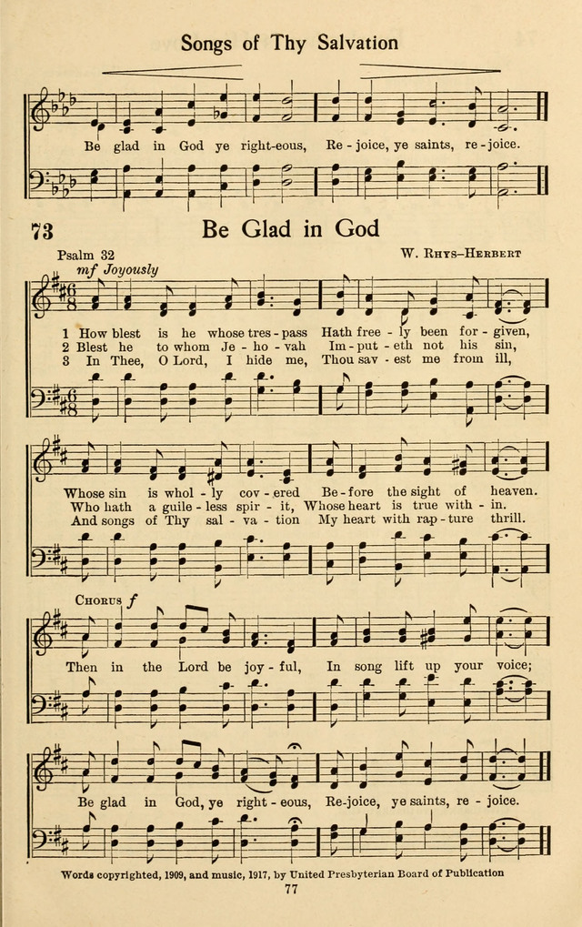 Bible Songs No. 4: a selection of psalms set to music, for use in sabbath schools, adult Bible classes, young people