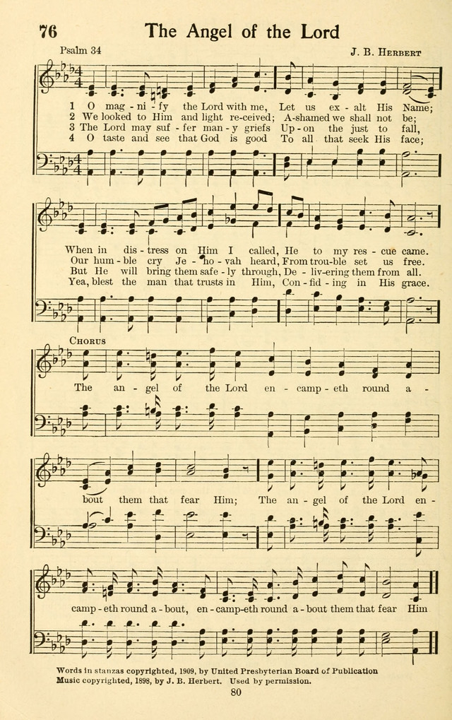 Bible Songs No. 4: a selection of psalms set to music, for use in sabbath schools, adult Bible classes, young people