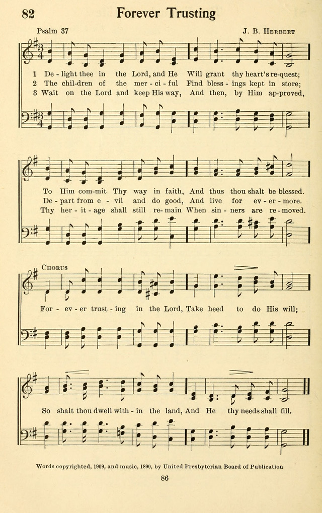 Bible Songs No. 4: a selection of psalms set to music, for use in sabbath schools, adult Bible classes, young people