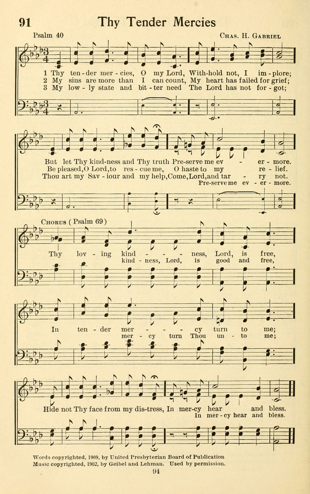 Bible Songs No. 4: a selection of psalms set to music, for use in sabbath schools, adult Bible classes, young people