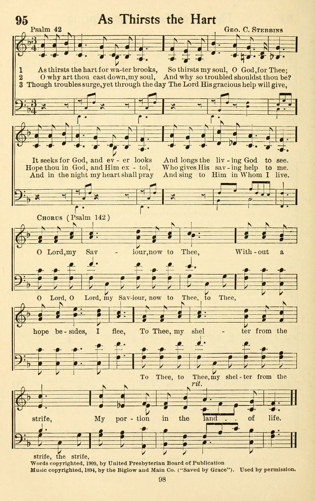 Bible Songs No. 4: a selection of psalms set to music, for use in sabbath schools, adult Bible classes, young people