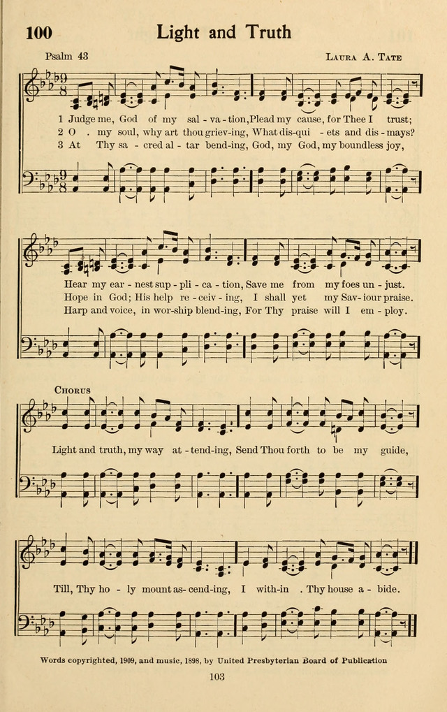 Bible Songs No. 4: a selection of psalms set to music, for use in sabbath schools, adult Bible classes, young people