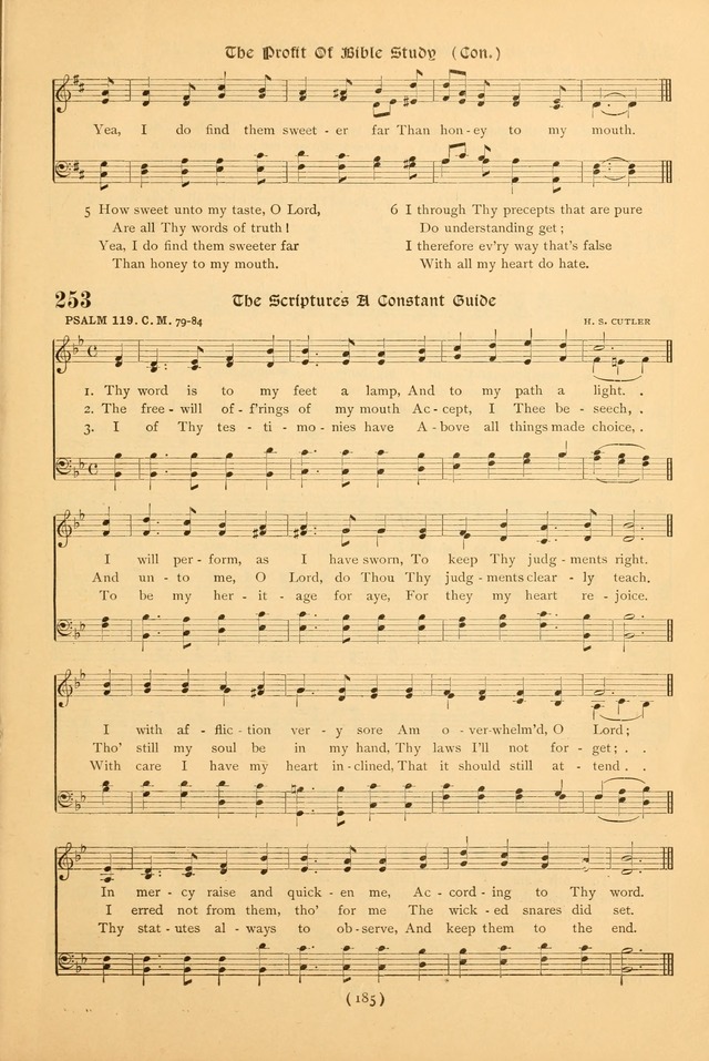 Bible Songs: a collection of psalms set to music for use in church and evangelistic services, prayer meetings, Sabbath schools, young people