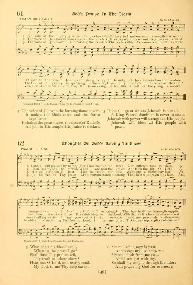 Bible Songs: a collection of psalms set to music for use in church and evangelistic services, prayer meetings, Sabbath schools, young people