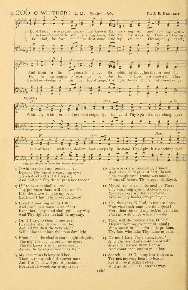 Bible Songs: consisting of selections from the Psalms set to music suitable for Sabbath Schools, prayer meetings, etc. page 160