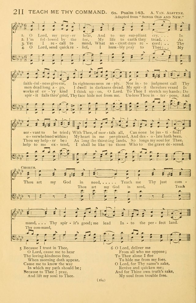 Bible Songs: consisting of selections from the Psalms set to music suitable for Sabbath Schools, prayer meetings, etc. page 164