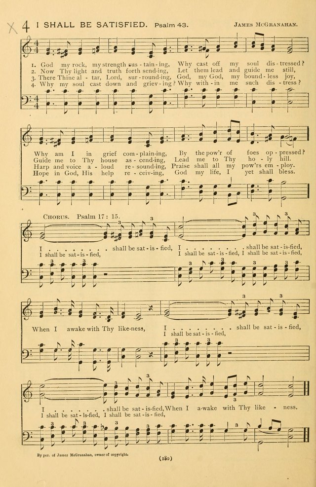 Bible Songs: consisting of selections from the Psalms set to music suitable for Sabbath Schools, prayer meetings, etc. page 180