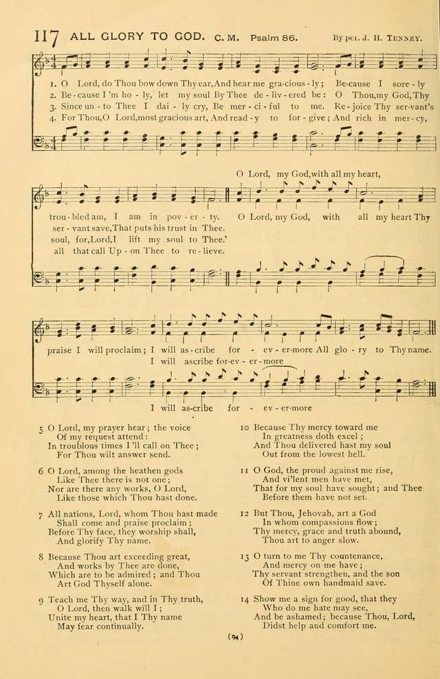 Bible Songs: consisting of selections from the Psalms set to music suitable for Sabbath Schools, prayer meetings, etc. page 94