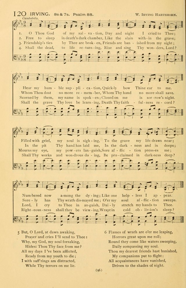 Bible Songs: consisting of selections from the Psalms set to music suitable for Sabbath Schools, prayer meetings, etc. page 96