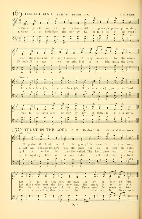 Bible Songs: consisting of selections from the Psalms set to music suitable for Sabbath Schools, prayer meetings, etc. page 112