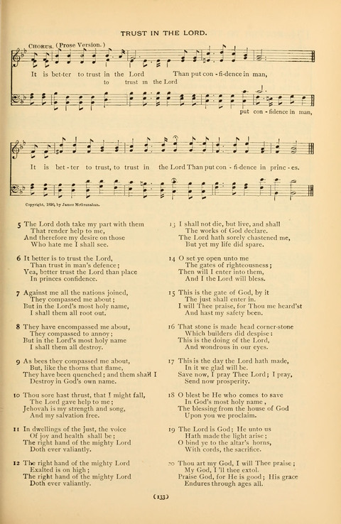 Bible Songs: consisting of selections from the Psalms set to music suitable for Sabbath Schools, prayer meetings, etc. page 113