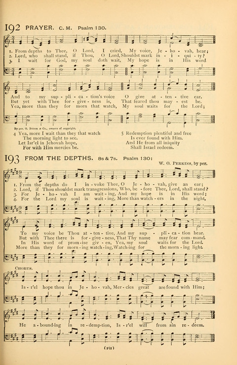 Bible Songs: consisting of selections from the Psalms set to music suitable for Sabbath Schools, prayer meetings, etc. page 131