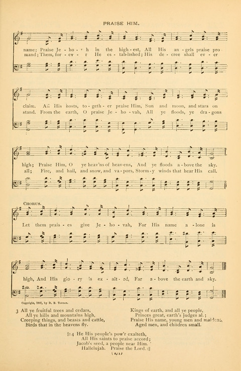 Bible Songs: consisting of selections from the Psalms set to music suitable for Sabbath Schools, prayer meetings, etc. page 153