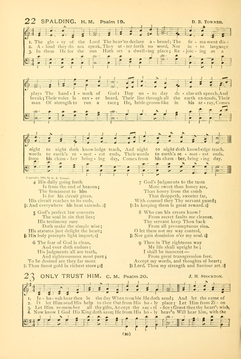 Bible Songs: consisting of selections from the Psalms set to music suitable for Sabbath Schools, prayer meetings, etc. page 16