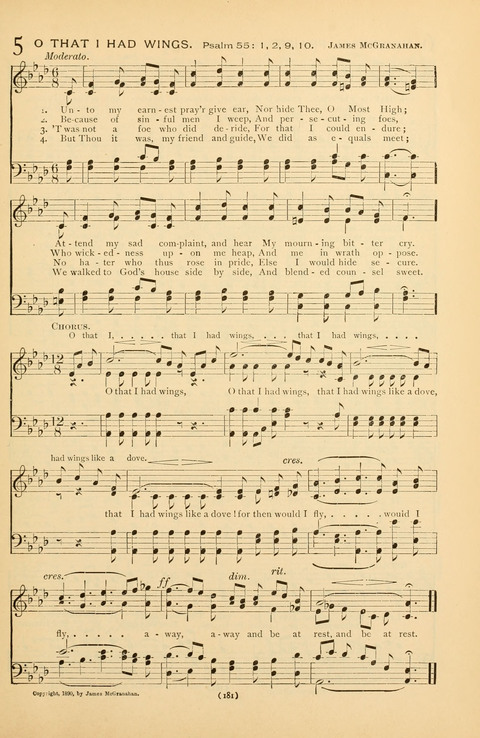 Bible Songs: consisting of selections from the Psalms set to music suitable for Sabbath Schools, prayer meetings, etc. page 161