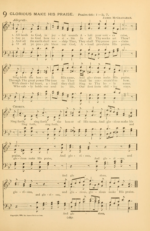 Bible Songs: consisting of selections from the Psalms set to music suitable for Sabbath Schools, prayer meetings, etc. page 165