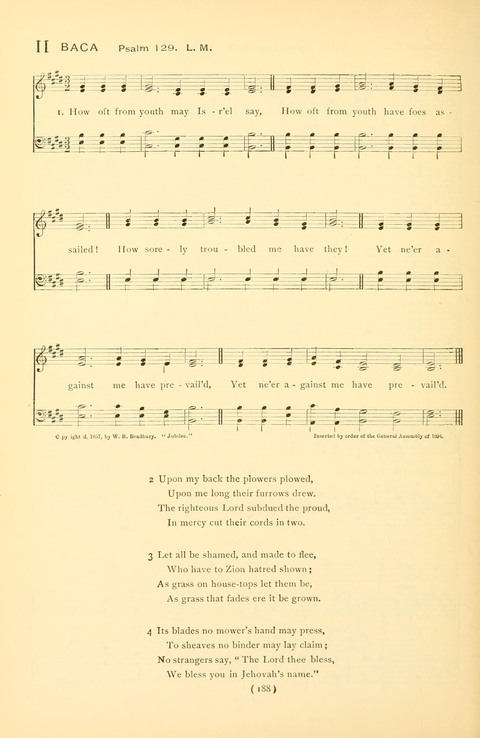 Bible Songs: consisting of selections from the Psalms set to music suitable for Sabbath Schools, prayer meetings, etc. page 168