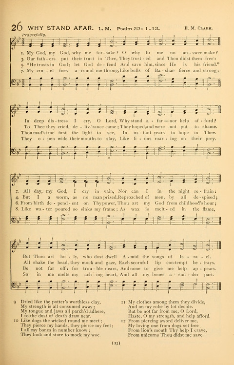 Bible Songs: consisting of selections from the Psalms set to music suitable for Sabbath Schools, prayer meetings, etc. page 19