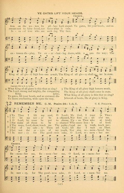 Bible Songs: consisting of selections from the Psalms set to music suitable for Sabbath Schools, prayer meetings, etc. page 23