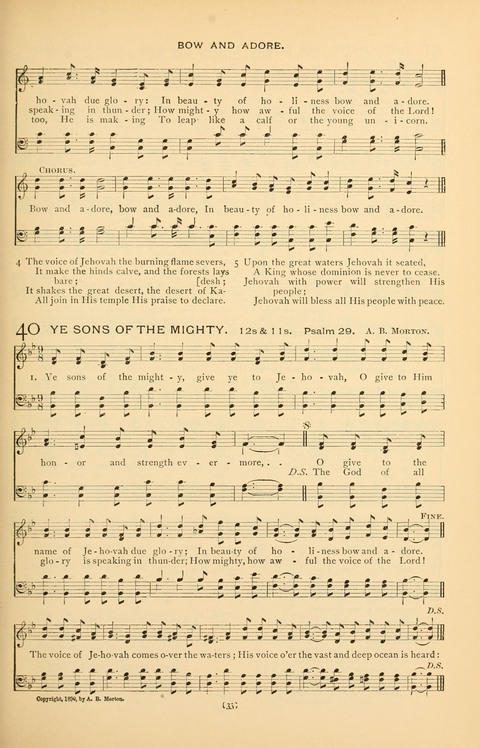 Bible Songs: consisting of selections from the Psalms set to music suitable for Sabbath Schools, prayer meetings, etc. page 29