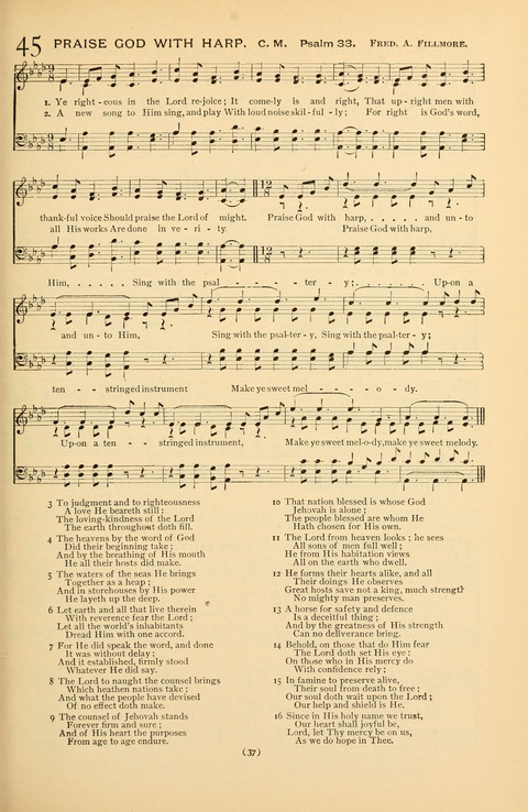 Bible Songs: consisting of selections from the Psalms set to music suitable for Sabbath Schools, prayer meetings, etc. page 33