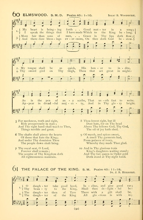 Bible Songs: consisting of selections from the Psalms set to music suitable for Sabbath Schools, prayer meetings, etc. page 46