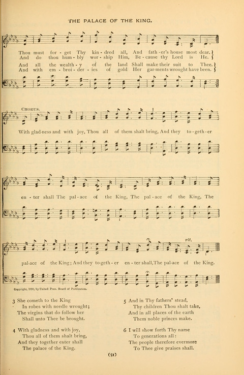 Bible Songs: consisting of selections from the Psalms set to music suitable for Sabbath Schools, prayer meetings, etc. page 47