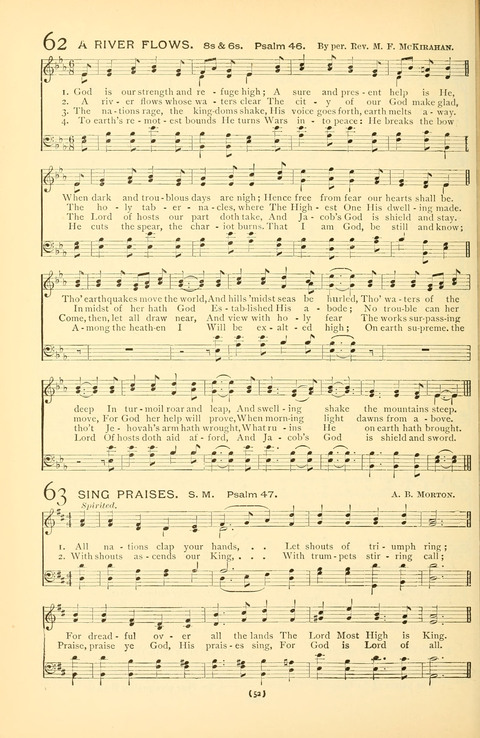 Bible Songs: consisting of selections from the Psalms set to music suitable for Sabbath Schools, prayer meetings, etc. page 48