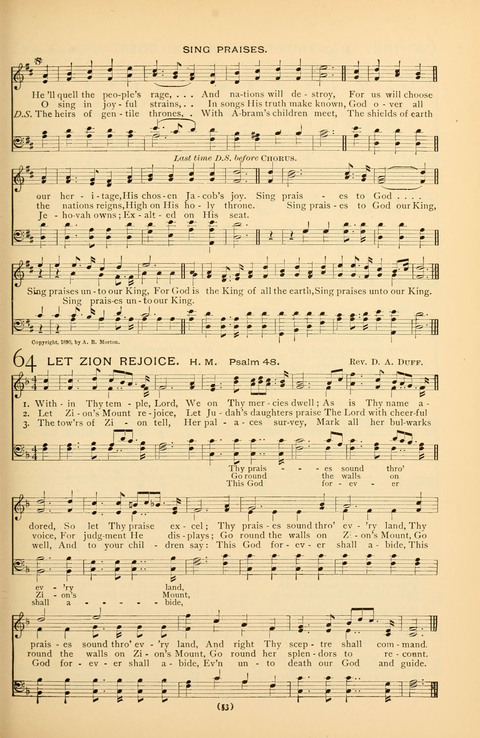 Bible Songs: consisting of selections from the Psalms set to music suitable for Sabbath Schools, prayer meetings, etc. page 49