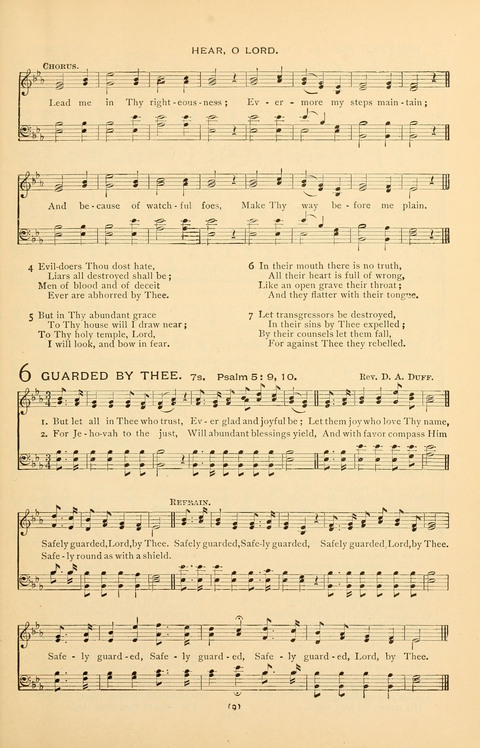 Bible Songs: consisting of selections from the Psalms set to music suitable for Sabbath Schools, prayer meetings, etc. page 5