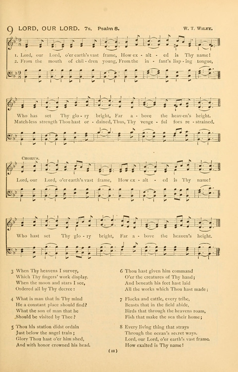 Bible Songs: consisting of selections from the Psalms set to music suitable for Sabbath Schools, prayer meetings, etc. page 7