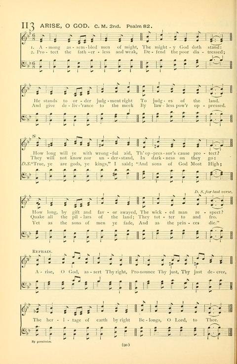 Bible Songs: consisting of selections from the Psalms set to music suitable for Sabbath Schools, prayer meetings, etc. page 70