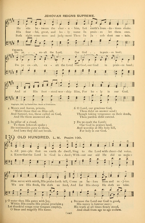 Bible Songs: consisting of selections from the Psalms set to music suitable for Sabbath Schools, prayer meetings, etc. page 89