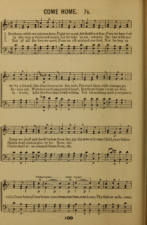 Bible School Echoes, and Sacred Hymns page 100