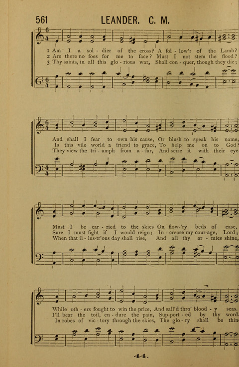 Bible School Echoes, and Sacred Hymns page 44