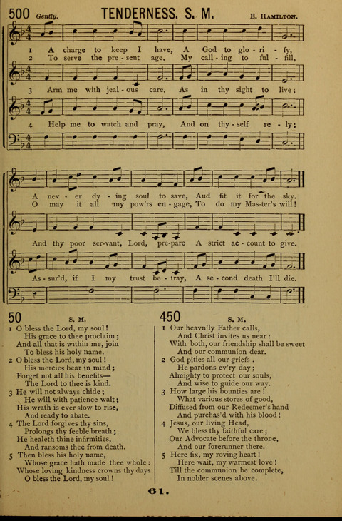 Bible School Echoes, and Sacred Hymns page 61