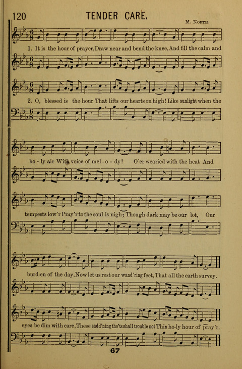 Bible School Echoes, and Sacred Hymns page 67