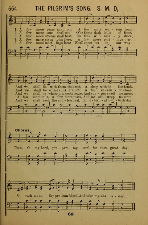 Bible School Echoes, and Sacred Hymns page 69